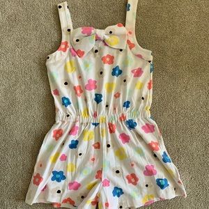 Kate Spade New York Girls Floral Romper size 10Y
